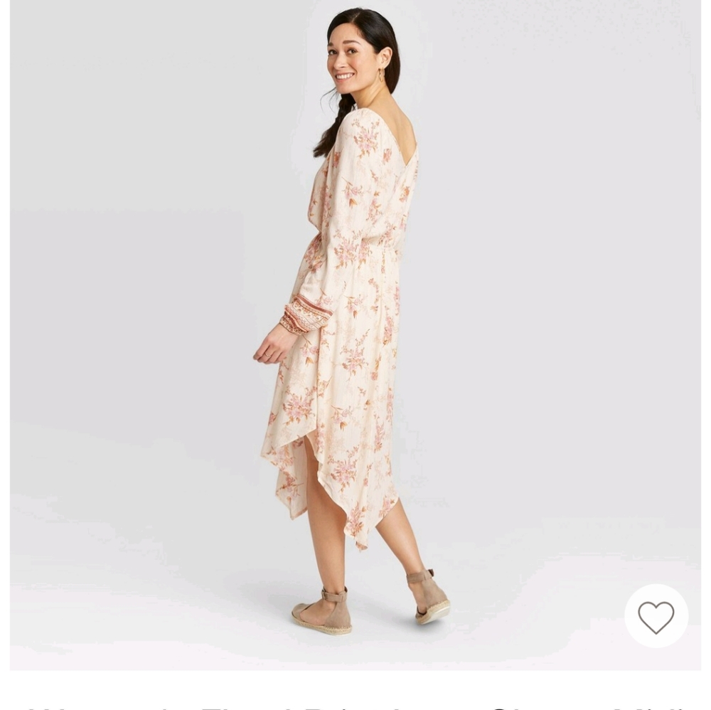 NWT Floral print midi dress